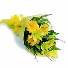 Ankara �i�ek g�nderme firmam�zdan size �zel 1 adet kazablanka ve gerberalar