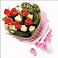 12 adet iki renk g�l buketi Ankara ostim �i�ek sipari�i firma �r�n�m�z