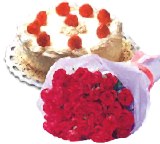 Sincan �i�ek�ileri firmam�zdan 11 adet g�l ve pasta sipari�i Ankara Ostim �i�ek�i firmam�zdan