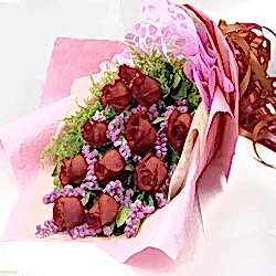 Ankara �i�ek yolla d�kkan�m�zdan k�rm�z� g�lden buket �i�e�i