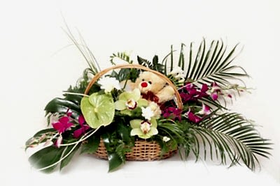 G�rsel orkide sepet Ankara Yenimahalle �i�ek�i firma �r�n�m�z