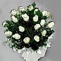 Ankara �i�ek�i d�kan� en �ok sat�lan �r�n�m�z beyaz g�llerden buket �i�e�i