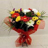 Ankara Sincan fatih �i�ek�i firmas� �r�n�m�z taze k�r �i�ekleri demeti