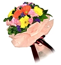 Ankara Ke�i�ren �i�ek�i firma �r�n�m�z k�r �i�eklerinden haz�rlanm�� buket