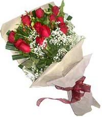 Ankara Elvankent �i�ek�i firmas� �r�n�m�z k�rm�z� g�l�n ihti�am� buketi