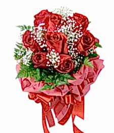 9 adet en kaliteli g�lden kirmizi buket