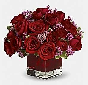 Sevgilime hediye 11 adet k�rm�z� g�l vazosu