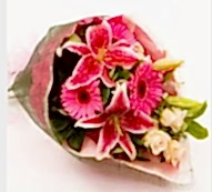 1 dal kazablanka ve mevsim �i�ekleri Ankara internetten �i�ek sipari�i