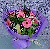 taze gerbera k�r �i�ekleri demeti Ankara �i�ek�ilik g�rsel �i�ek modeli firmam�zdan