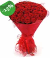 51 adet k�rm�z� g�l buketi �zel hissedenlere Ankara �i�ek sipari�i sitesi 