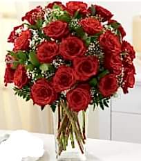 Vazo i�erisinde 33 adet k�rm�z� g�l Ankara cicek , cicekci