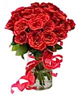 21 adet vazo i�erisinde k�rm�z� g�l Ankara �i�ek sat���